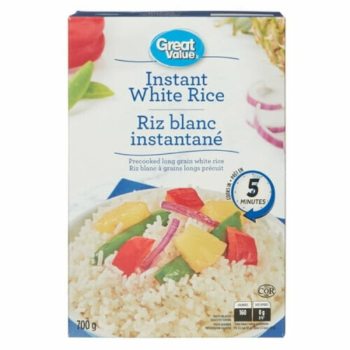 Walmart Insta Rice Great Value Instant Long Grain White Rice ~700 g - Walmart, Ottawa ...