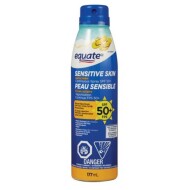 Equate SPF 50+ Sensitive Skin Continuous Spray Sunscreen 177 ml