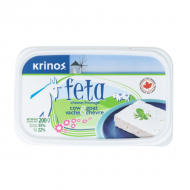 Krinos 22% Milk Fat Goat & Cow Milk Feta Cheese ~200 g