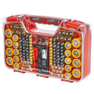 Ontel Battery Daddy 180 Battery Organizer and Storage Case with Tester 1Ea