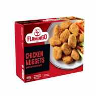 Flamingo Frozen Cooked Breaded Chicken Breast Nuggets ~680 g