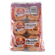 La Fournée Dorée Brioche Burger Buns, 3 x 200 g
