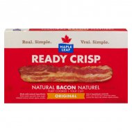 Maple Leaf Ready Crisp Fully Cooked Natural Bacon Slices ~65 g