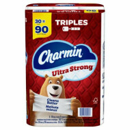 Charmin Ultra Strong Toilet Paper Triple Rolls 30 Count