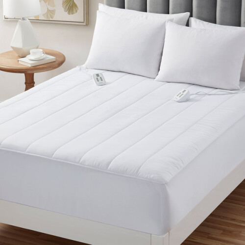 Brookstone Cotton Heated Mattress Pad 1Ea Costco Ottawa