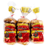 Kettlemans Bagel Sesame Bagels 3 Count