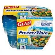 Glad Small Freezer Ware 4 EA
