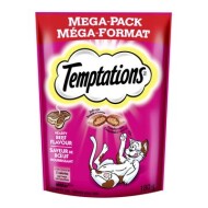 Mega pack beef flavoured cat treats, Temptations 180 g