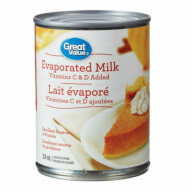 Great Value Evaporated Milk With Vitamins C & D Added 354 ml