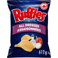 Ruffles All Dressed Flavored Potato Chips ~612 g