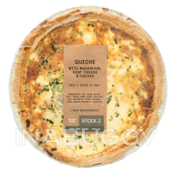 Quiche Mushroom Goat Cheese & Chives 1EA
