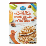 Great Value Family Size Honey Nut Toasted Oats ~685 g
