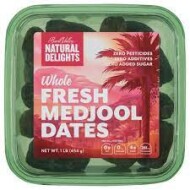 Natural Delights Medjool Dates, Organic, Fresh, Whole 1 lb (454 g) 1 Ea