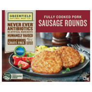 Greenfield Breakfast Pork Sausage Rounds ~1.2 kg