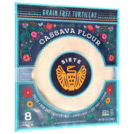 Siete Tortillas, Grain Free, Cassava Flour 8 tortillas [7 oz (200 g)] 1 Ea
