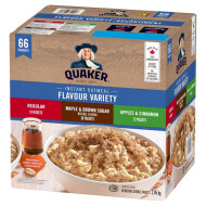 Quaker Instant Oatmeal Assorted Flavour Variety Pack ~2.45 kg