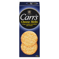Carrs Cheese Melts Crackers 150gm 1 Ea