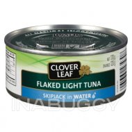 Clover Leaf Skipjack in Water Flaked Light Tuna 170 g