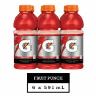 Gatorade Thirst Quencher Fruit Punch, 6 x 591 ml
