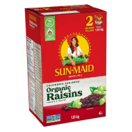 Sun-Maid Organic Raisins, 2 x 907 g
