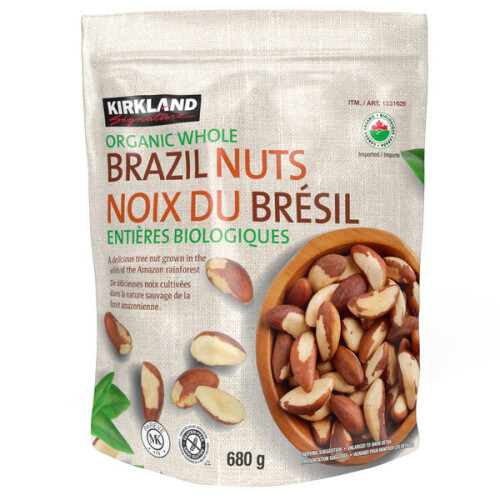 Kirkland Signature Organic Whole Brazil Nuts 680 g Costco, Сalgary
