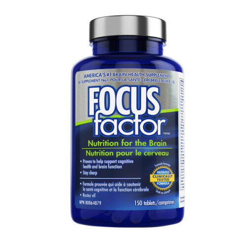 Focus Factor Nutrition for the Brain Tablets 150 Count Costco