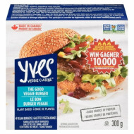 Yves Veggie Cuisine 4 Pack The Good Veggie Burger ~300 g