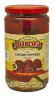 AURORA HOT CHERRY PEPPERS 750ML ~ 1Ea