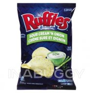 Ruffles Sour Cream Onion Chips 220 g