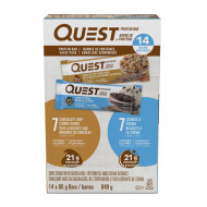 Quest 3-Piece Assorted Protein Bars Value Pack, 14 x 60 g
