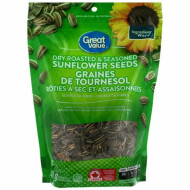 Great Value Dry Roasted & Seasoned Sunflower Seeds ~1 lb