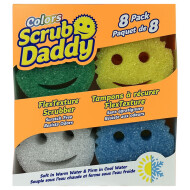 Scrub Daddy Scratch Free & Odor Resistant Colors Sponge 8 Count