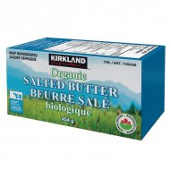 Kirkland Signature  Organic Salted Butter ~454 g