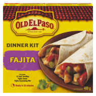 Old El Paso Fajita Dinner Kit Makes 12 Tortillas 400gm 1 Ea