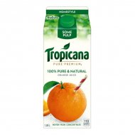 Tropicana Homestyle Orange Juice, 4 X 1.89 L