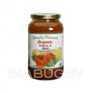 Simply Natural Organic Tomato & Basil Pasta Sauce 739ML