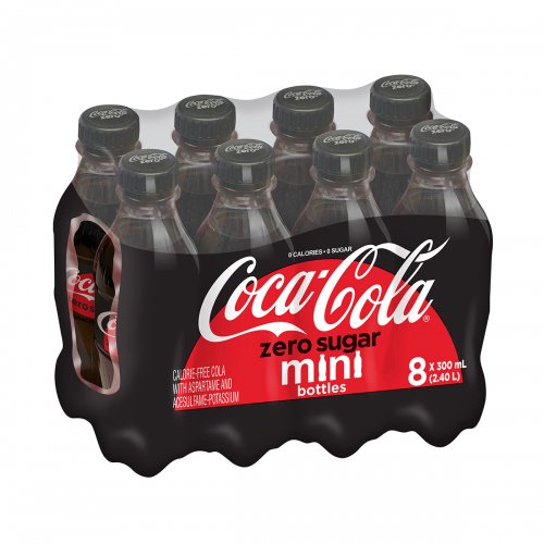 Coca-Cola® Zero Sugar 300mL Mini Bottles 8 pack - Longo's, Toronto/GTA  Grocery Delivery