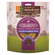 Simply Nourish™ Crunchy Dog Treat - Natural, Grain Free, Chicken & Blueberry - Chicken & Blueberry, 16 Oz
