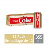 Diet Coke® Caffeine Free 355mL Cans, 12 Pack