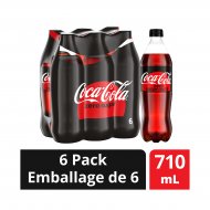Coca-Cola® Zero Sugar 710mL Bottles, 6 Pack