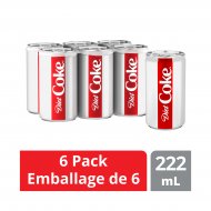 Diet Coke® 222mL Cans 6 Pack