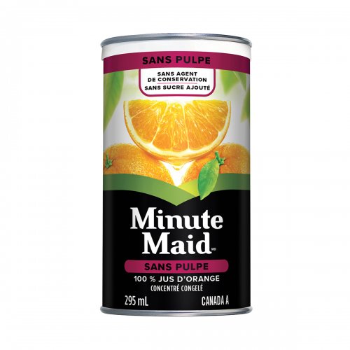 Minute Maid® Orange Juice Pulp Free Frozen Concentrate 295 mL Can IGA