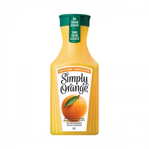 Simply Orange Jus d'orange sans pulpe 1.54 l - IGA, Montreal 