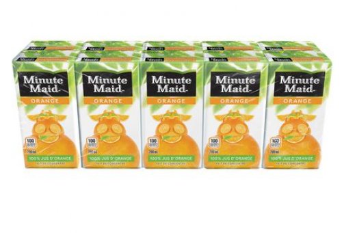 minute maid orange juice carton