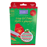 Twinkle Glitter Icing Gel Kit Holiday Decorations Cake ~76 g
