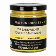 Maison Orphée Organic Yellow Mustard With Turmeric 250 ml