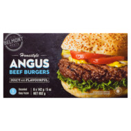 Belmont Angus Beef Homestyle Burgers 852 g