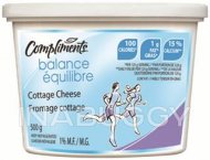 Compliments Balance Cheese Cottage 1% 500G