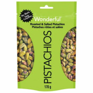 Wonderful Roasted & Salted Shelled Pistachios ~170 g
