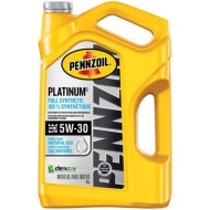 Pennzoil Platinum Synthetic 5W30 Motor Oil, 5 L
